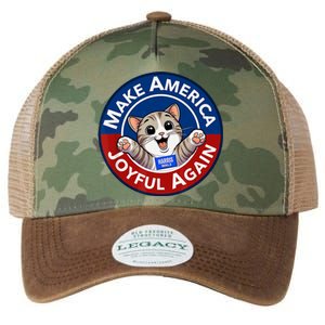 Make America Joyful Again Harris Wall 2024 Cat Lady Legacy Tie Dye Trucker Hat