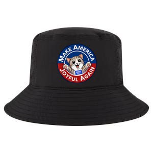 Make America Joyful Again Harris Wall 2024 Cat Lady Cool Comfort Performance Bucket Hat