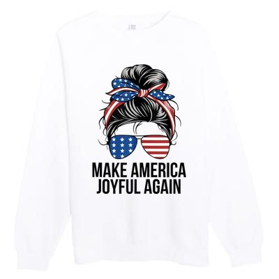 Make America Joyful Again Premium Crewneck Sweatshirt