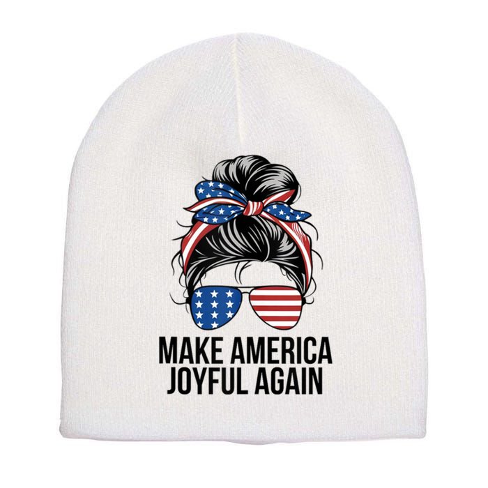 Make America Joyful Again Short Acrylic Beanie