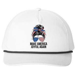 Make America Joyful Again Snapback Five-Panel Rope Hat