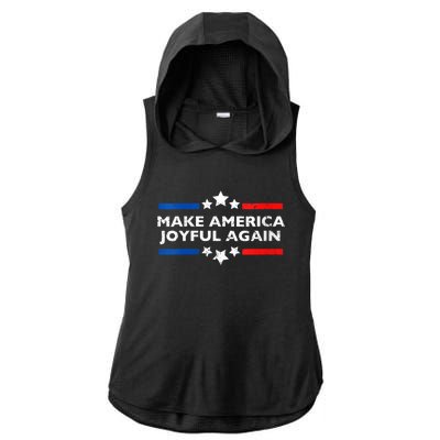 Make America Joyeful Again Kamala Harris Tim Walz Waltz 2024 Joyful Warriors Ladies PosiCharge Tri-Blend Wicking Draft Hoodie Tank