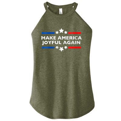 Make America Joyeful Again Kamala Harris Tim Walz Waltz 2024 Joyful Warriors Women's Perfect Tri Rocker Tank