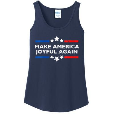 Make America Joyeful Again Kamala Harris Tim Walz Waltz 2024 Joyful Warriors Ladies Essential Tank