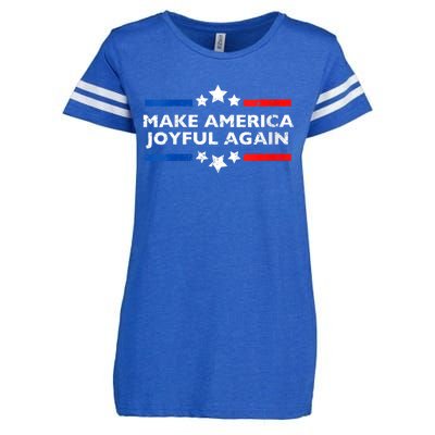 Make America Joyeful Again Kamala Harris Tim Walz Waltz 2024 Joyful Warriors Enza Ladies Jersey Football T-Shirt