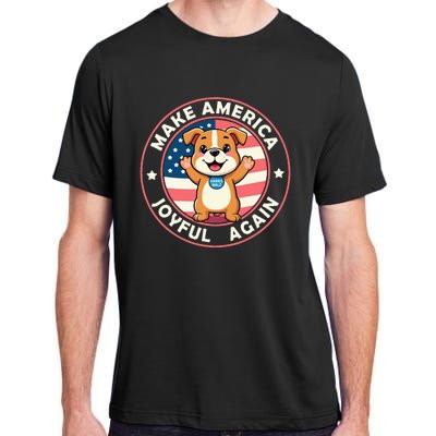 Make America Joyful Again Harris Wall 2024 Childless Dog Adult ChromaSoft Performance T-Shirt