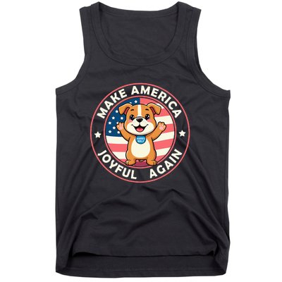 Make America Joyful Again Harris Wall 2024 Childless Dog Tank Top