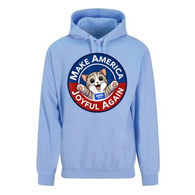 Make America Joyful Again Harris Wall 2024 Cat Lady Unisex Surf Hoodie