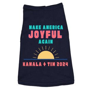 Make America Joyful Again Harris Waltz 2024 Election Doggie Tank