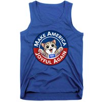 Make America Joyful Again Harris 2024 Cat Lady Funny Gift Tank Top