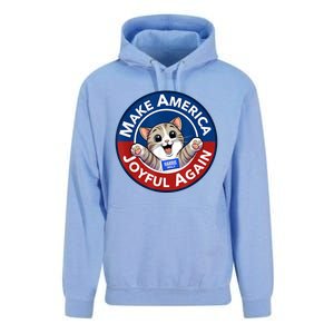 Make America Joyful Again Harris 2024 Cat Lady Funny Gift Unisex Surf Hoodie