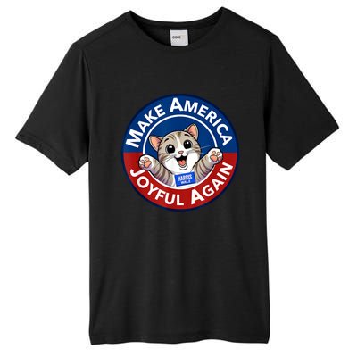 Make America Joyful Again Harris Wall 2024 Cat Lady Tall Fusion ChromaSoft Performance T-Shirt