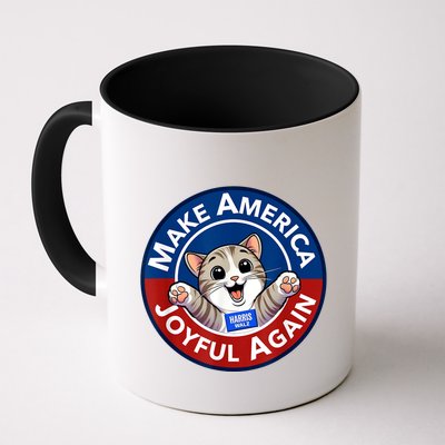 Make America Joyful Again Harris Wall 2024 Cat Lady Mug
