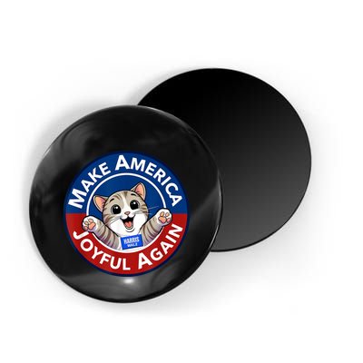 Make America Joyful Again Harris Wall 2024 Cat Lady Magnet