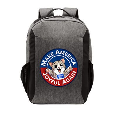 Make America Joyful Again Harris Wall 2024 Cat Lady Vector Backpack