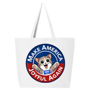 Make America Joyful Again Harris Wall 2024 Cat Lady 25L Jumbo Tote