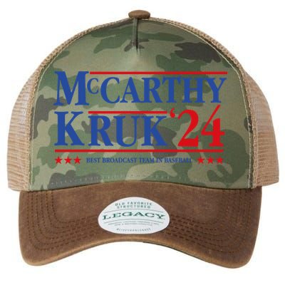 Mccarthy And Kruk 24 Best Broadcast Team In Baseball Legacy Tie Dye Trucker Hat