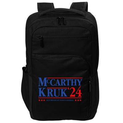 Mccarthy And Kruk 24 Best Broadcast Team In Baseball Impact Tech Backpack