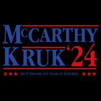 Mccarthy And Kruk 24 Best Broadcast Team In Baseball Drawstring Bag