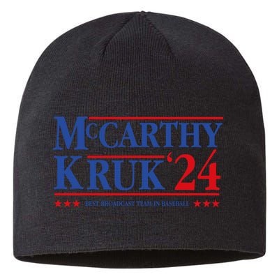 Mccarthy And Kruk 24 Best Broadcast Team In Baseball Sustainable Beanie