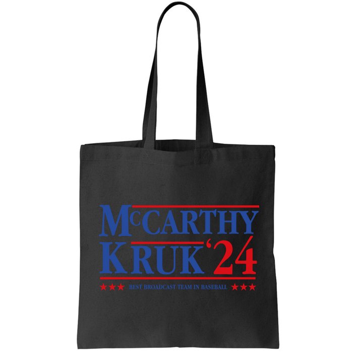 Mccarthy And Kruk 24 Best Broadcast Team In Baseball Bag