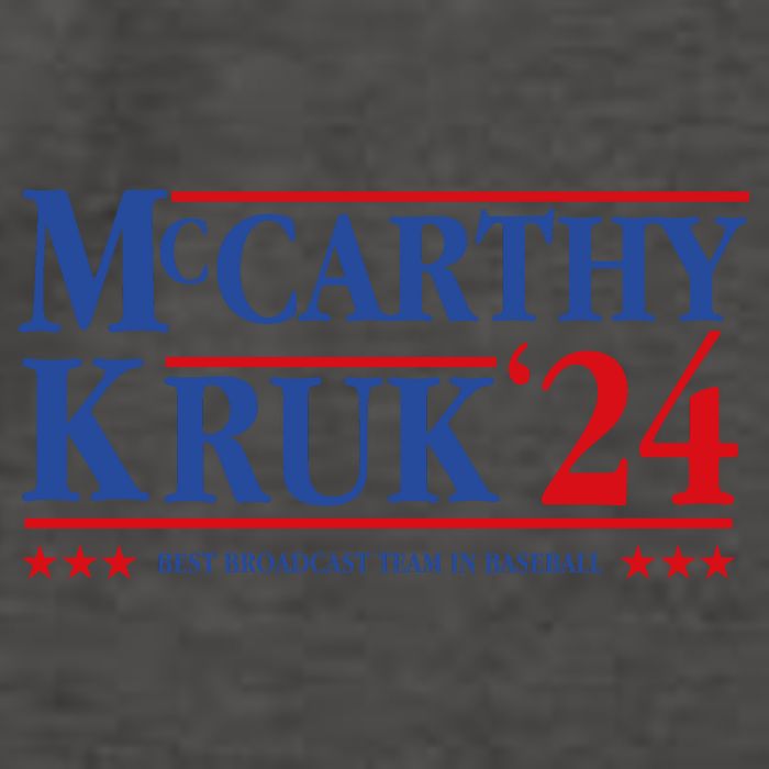 Mccarthy And Kruk 24 Best Broadcast Team In Baseball Vector Backpack