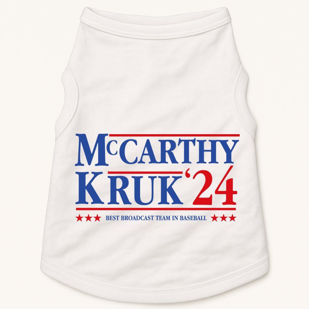 Mccarthy And Kruk 24 Best Broadcast Team In Baseball Doggie Tank