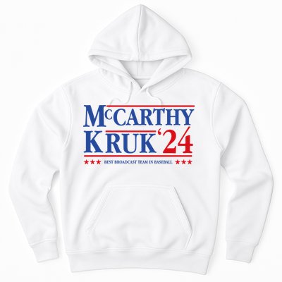 Mccarthy And Kruk 24 Best Broadcast Team In Baseball Hoodie