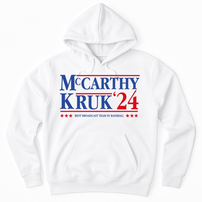 Mccarthy And Kruk 24 Best Broadcast Team In Baseball Hoodie
