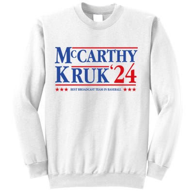 Mccarthy And Kruk 24 Best Broadcast Team In Baseball Sweatshirt