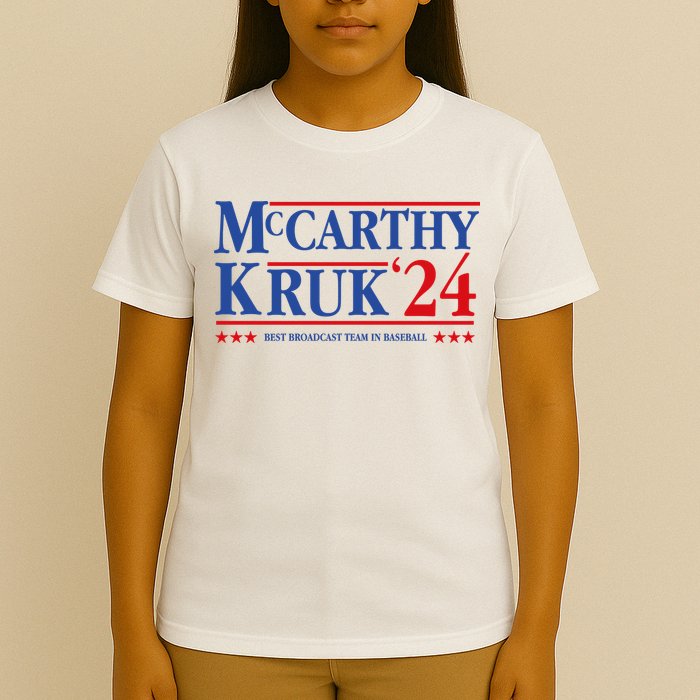 Mccarthy And Kruk 24 Best Broadcast Team In Baseball T-Shirt