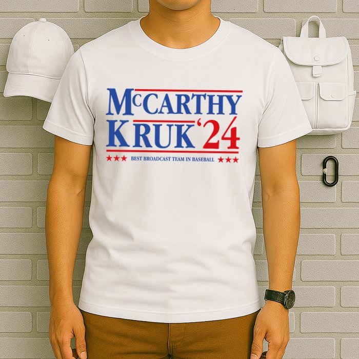 Mccarthy And Kruk 24 Best Broadcast Team In Baseball T-Shirt