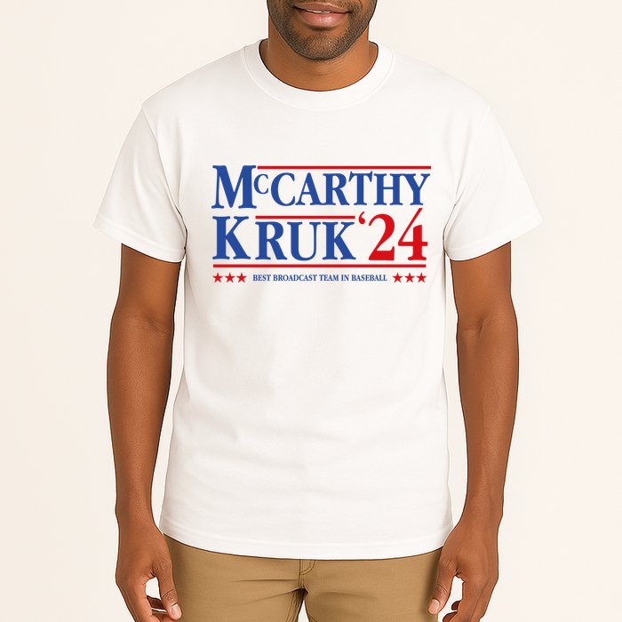 Mccarthy And Kruk 24 Best Broadcast Team In Baseball Tall T-Shirt