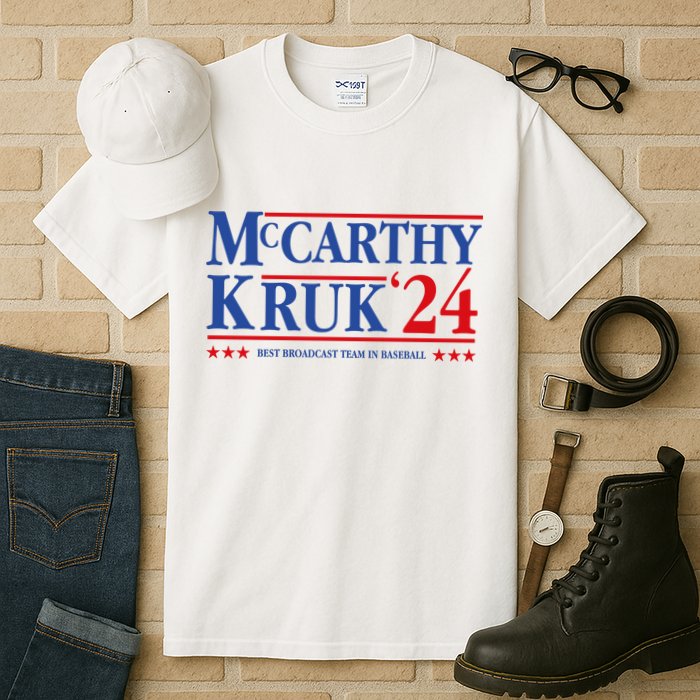 Mccarthy And Kruk 24 Best Broadcast Team In Baseball Tall T-Shirt