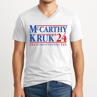 Mccarthy And Kruk 24 Best Broadcast Team In Baseball V-Neck T-Shirt