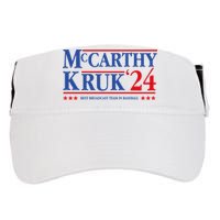Mccarthy And Kruk 24 Best Broadcast Team In Baseball Adult Drive Performance Visor