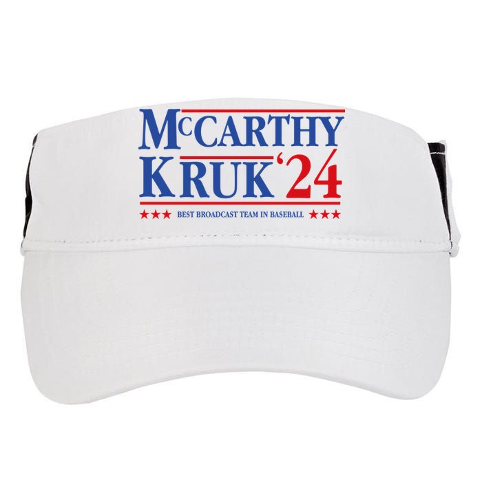 Mccarthy And Kruk 24 Best Broadcast Team In Baseball Adult Drive Performance Visor