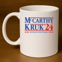 Mccarthy And Kruk 24 Best Broadcast Team In Baseball 11oz C Handle Ceramic Mug