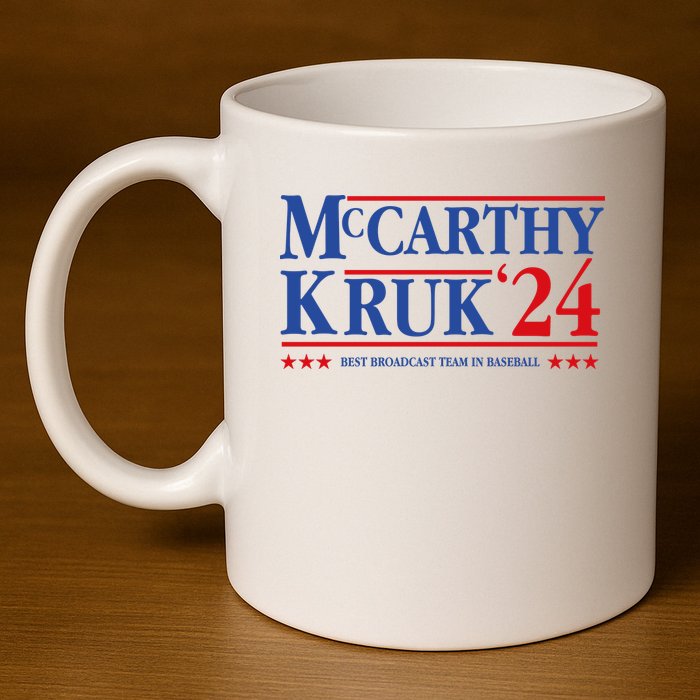 Mccarthy And Kruk 24 Best Broadcast Team In Baseball 11oz C Handle Ceramic Mug