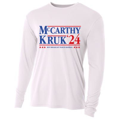 Mccarthy And Kruk 24 Best Broadcast Team In Baseball Cooling Performance Long Sleeve Crew