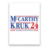 Mccarthy And Kruk 24 Best Broadcast Team In Baseball Poster