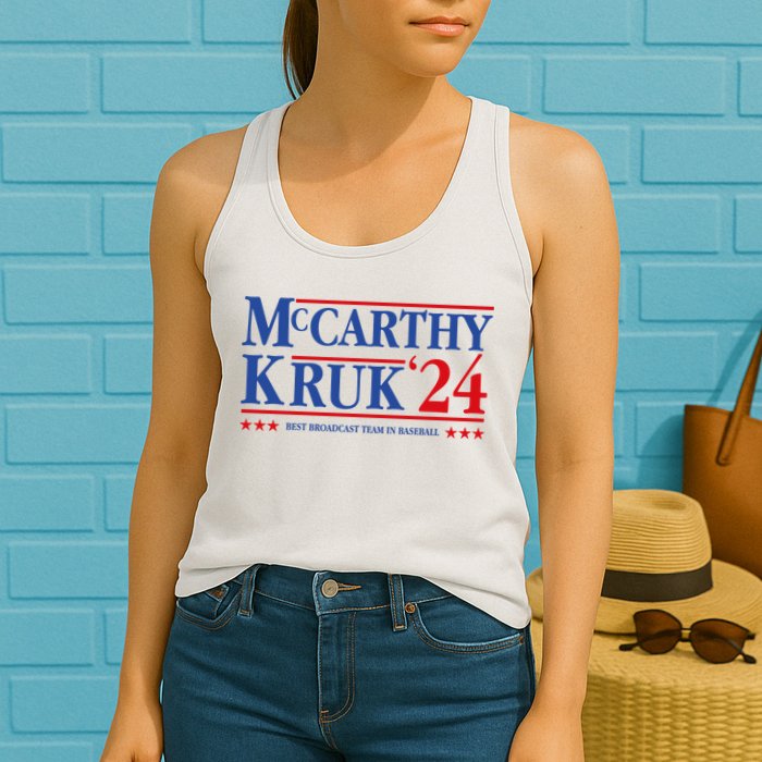 Mccarthy And Kruk 24 Best Broadcast Team In Baseball Womens Tank Top