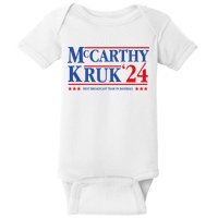 Mccarthy And Kruk 24 Best Broadcast Team In Baseball Baby Bodysuit