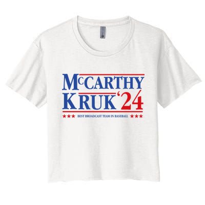 Mccarthy And Kruk 24 Best Broadcast Team In Baseball Crop Top