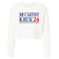 Mccarthy And Kruk 24 Best Broadcast Team In Baseball Cropped Pullover Crew