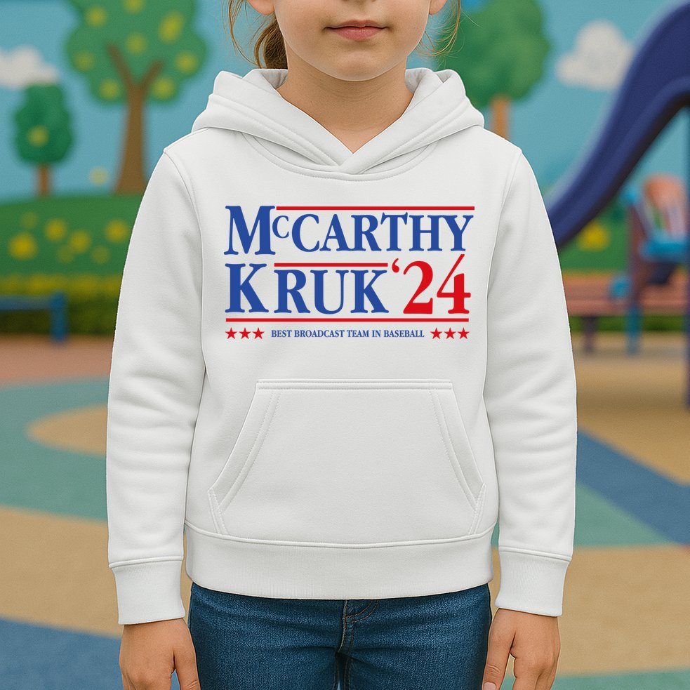 Mccarthy And Kruk 24 Best Broadcast Team In Baseball Kids Hoodie