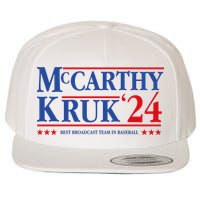 Mccarthy And Kruk 24 Best Broadcast Team In Baseball Wool Snapback Cap
