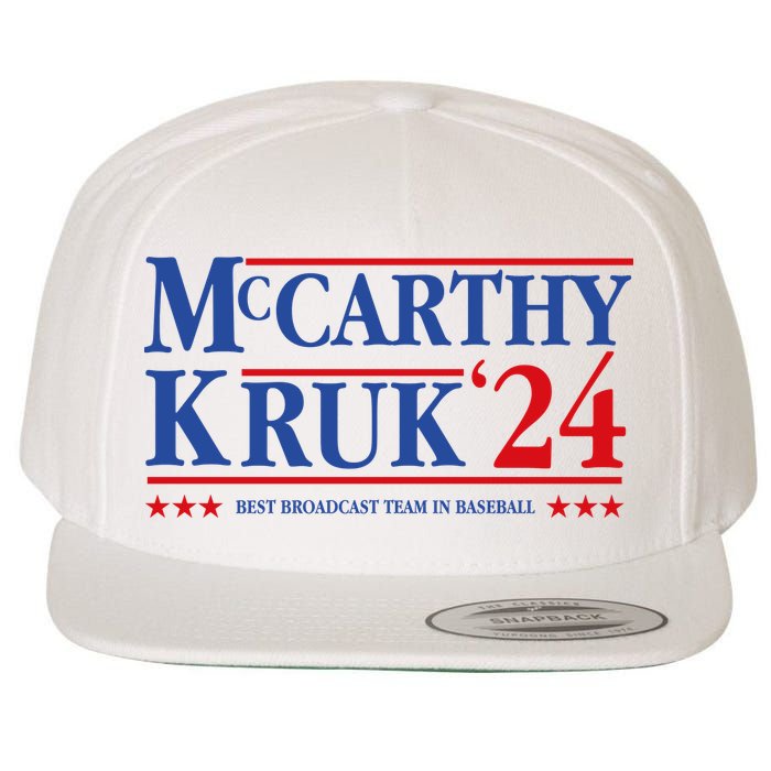 Mccarthy And Kruk 24 Best Broadcast Team In Baseball Wool Snapback Cap