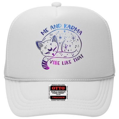 Me And Karma Vibe Like That Karma Is A Cat Purring In My Lap  Hat
