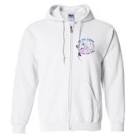 Me And Karma Vibe Like That Karma Is A Cat Purring In My Lap  Full Zip Hoodie